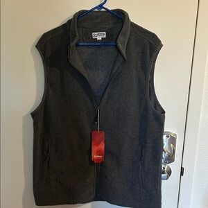33,000 feet Gray Fleece Vest